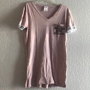 VS Pink sleep shirt